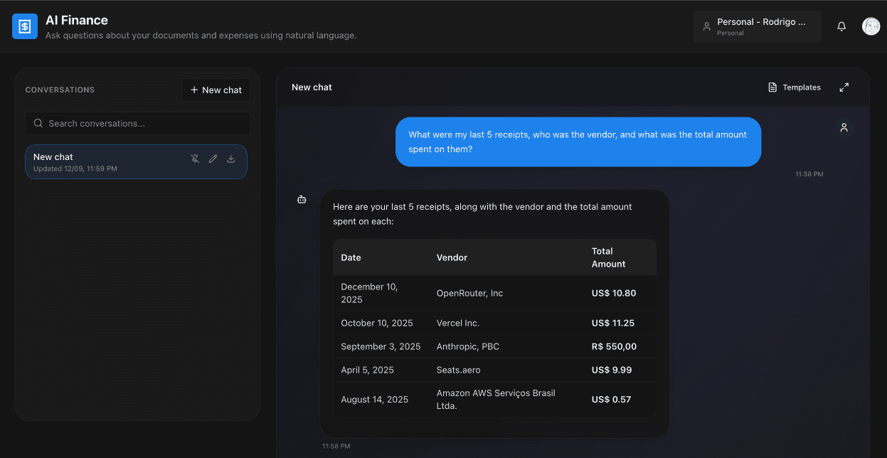 AI assistant conversation